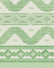 Ava Ikat Green Flatwoven Rug by Mrs. Alice