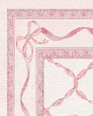 Eloise Pink Flatwoven Rug by Mrs. Alice