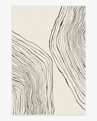 Seine Black & Ivory Rug by Nina Takesh