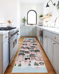 Noelle Village Pink Rug