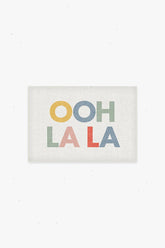 Ooh La La Multicolor Bath Mat