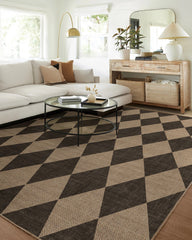 Palazzo Soft Black Re-Jute Rug