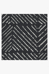 Parquet Black Outdoor Rug