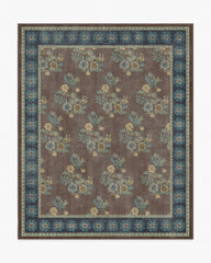Pennywood Brown & Blue Rug