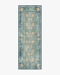 Pimpernel Dusk Blue Rug by Morris & Co.