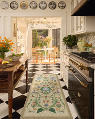 Protea Natural Rug by Iris Apfel