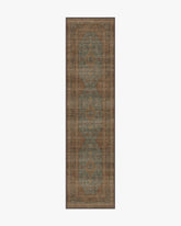 Rowan Teal Blue & Copper Rug