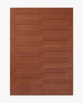 Ryder Terracotta Plush Rug