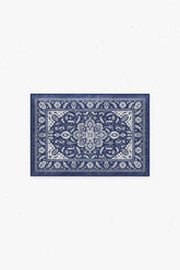 Safiya Navy Blue Bath Mat