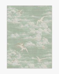 Silvi Clouds Seaspray Rug by Sanderson