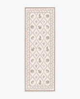 Squirrel & Hedgehog Fawn Rug by Sanderson