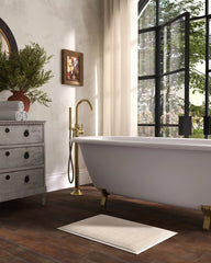 Sandro Stripe Natural Bath Mat