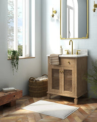 Sandro Stripe Off White Bath Mat