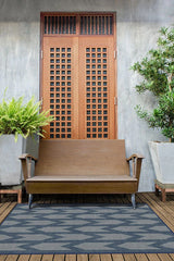 Savannah Navy Blue Outdoor Rug