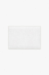 Solid White Bath Mat