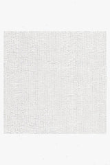 Solid White Bath Mat