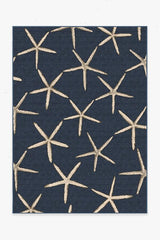 Starfish Navy Rug