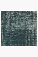 Sudaria Solid Teal Blue Flatwoven Rug