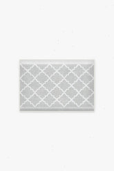 Tria Trellis Light Grey Bath Mat