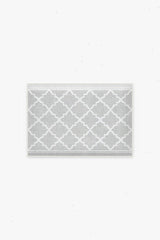 Tria Trellis Light Grey Bath Mat