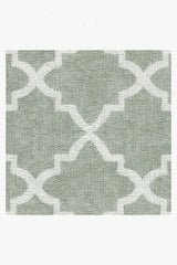Tria Trellis Sage Green Bath Mat