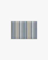Tropez Stripe Blue & Natural Bath Mat