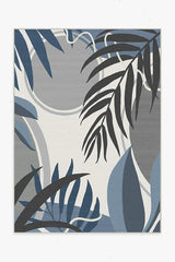 Tulum Ivory Blue Outdoor Rug