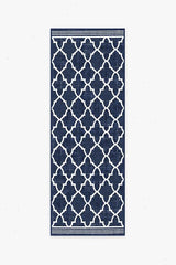 Varia Trellis Royal Blue Outdoor Rug