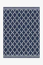 Varia Trellis Royal Blue Outdoor Rug