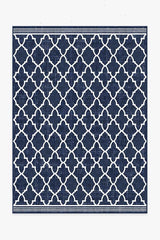 Varia Trellis Royal Blue Outdoor Rug