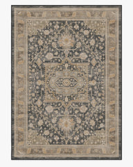 Zahra Ink & Vintage Citron Rug