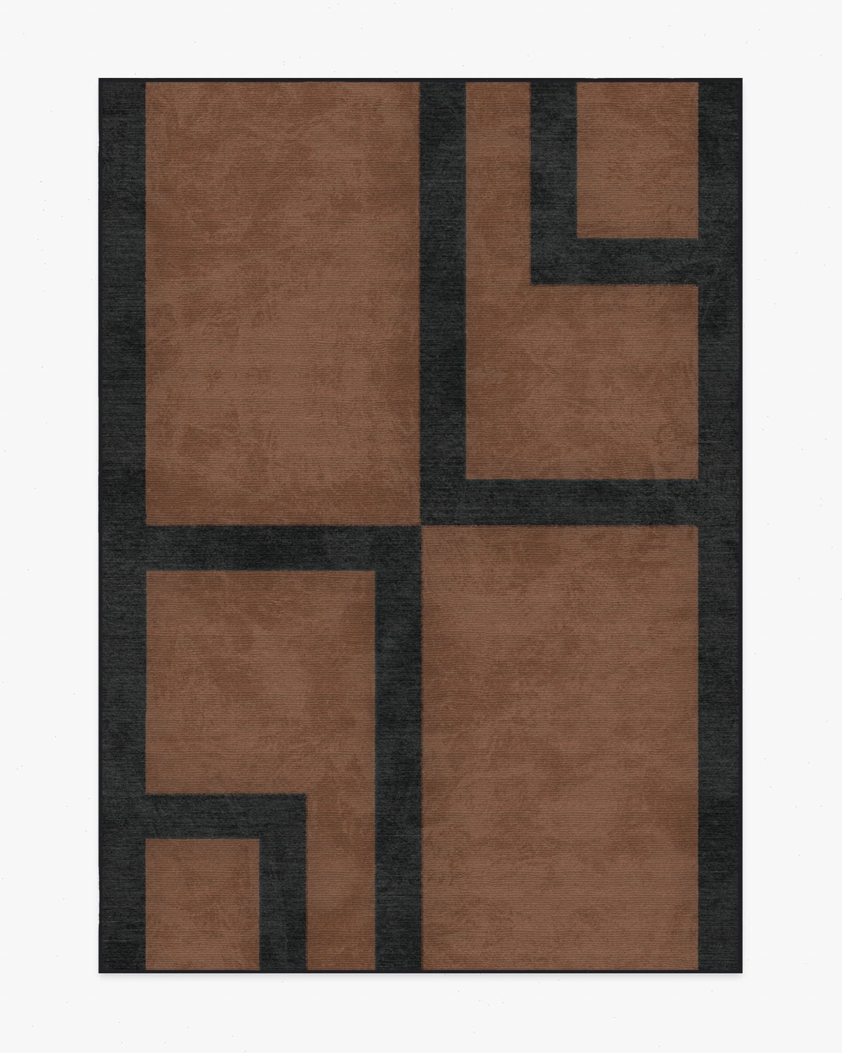 Aldo Brown & Black Rug by The Local Project
