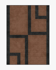 Aldo Brown & Black Rug by The Local Project