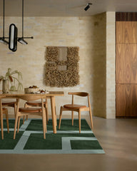 Aldo Green & Mist Rug by The Local Project