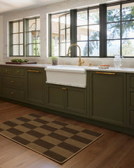 Yates Check Brown Re-Jute Rug by Architectural Digest