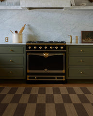 Yates Check Brown Re-Jute Rug by Architectural Digest