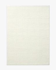 Arlo Soft White Plush Rug