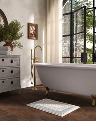 Beatrice Birch & Blue Grey Bath Mat