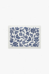 Bella Bouquet Delft Blue Bath Mat