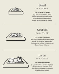 Blue Woven Bolster Pet Bed