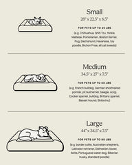 Cream Boucle Bolster Pet Bed