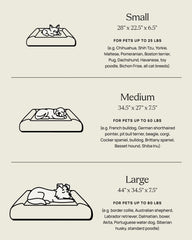 Navy Boucle Bolster Pet Bed