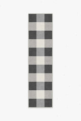 Buffalo Plaid Black & White Rug
