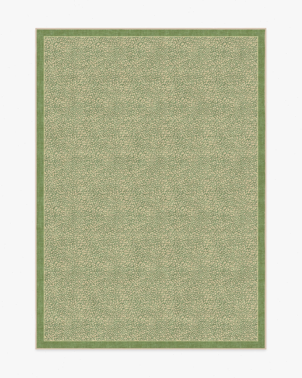 Cheeky Cheetah Green Rug