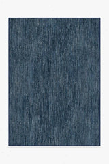 Chunky Solid Blue Outdoor Rug