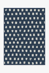 Cobblestone Navy Outdoor Rug