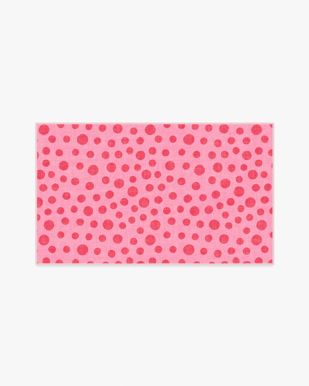 Dancing Dots Pink & Red Rug