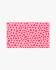 Dancing Dots Pink & Red Rug