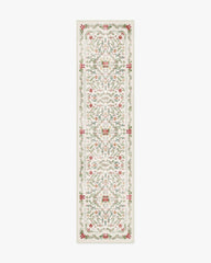 Deck the Halls Cream Multicolor Rug