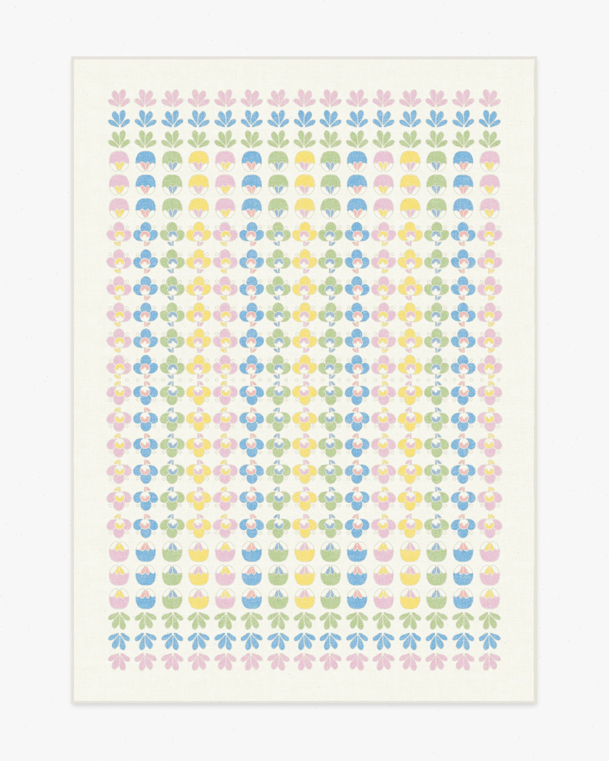 Ditzy Daisy Multicolor Rug